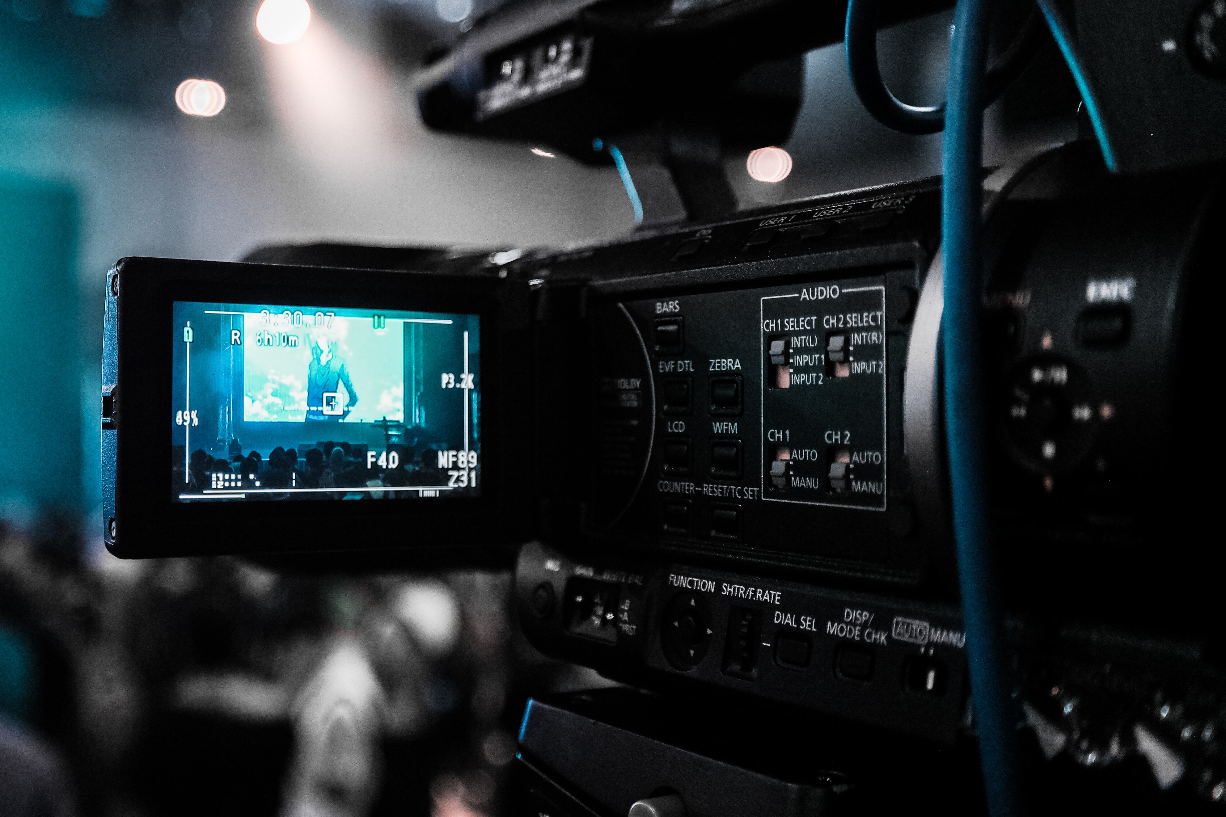 Et kamera som filmer.